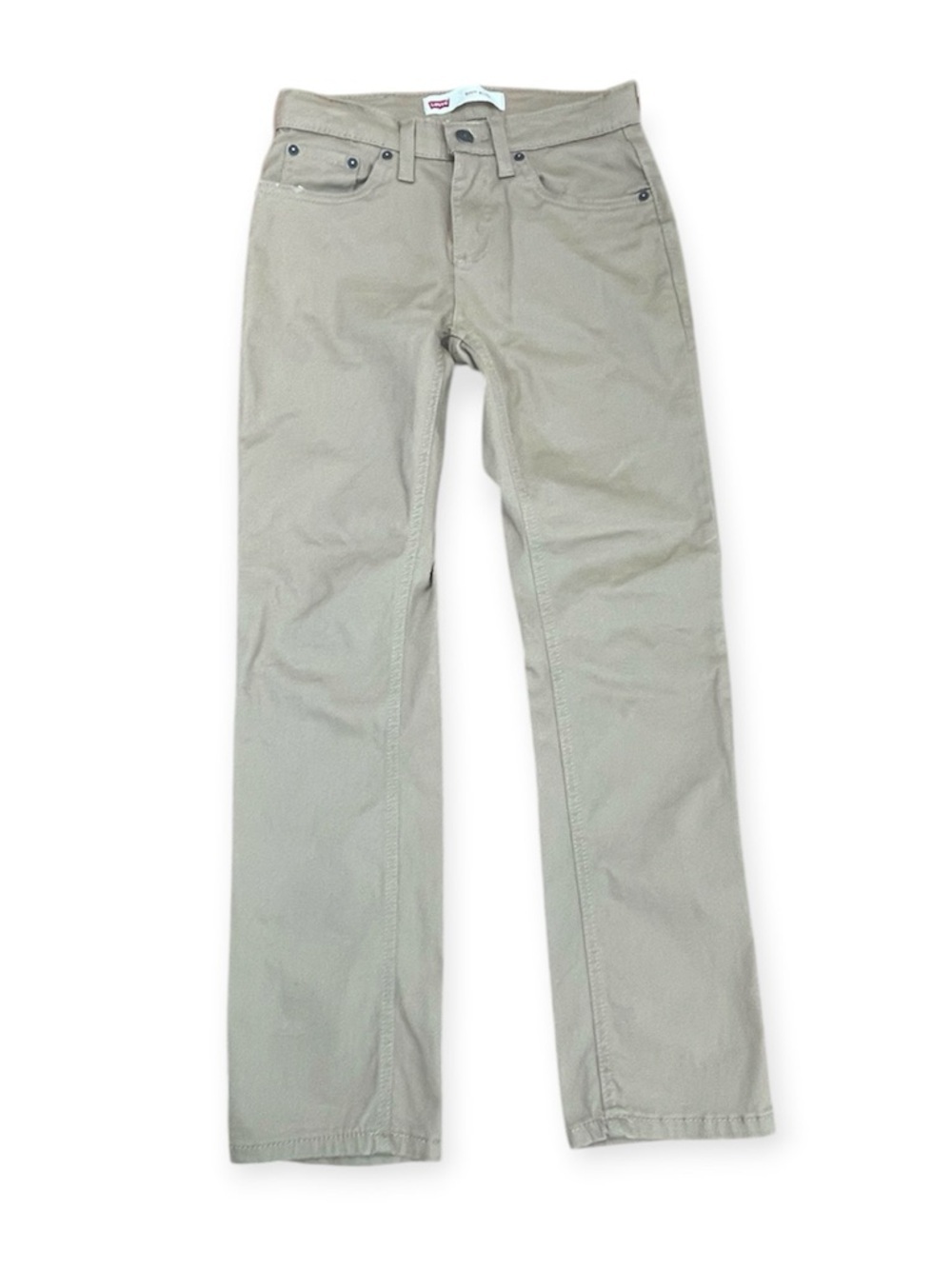 Levi's youth Tan khaki Straight-Leg Jeans 511 Slim SIZE 12 REG W 26 L 27 - Picture 4 of 12